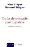 Marc Crépon and Bernard Stiegler, De la démocratie participative